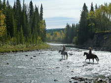 Canada-Alberta-Ride on the Eastern Rockies